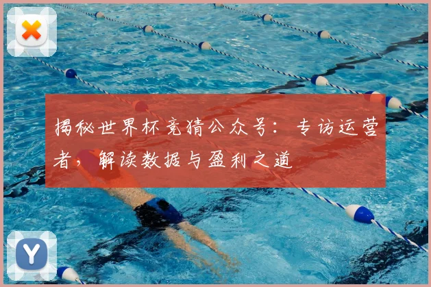 揭秘世界杯竞猜公众号：专访运营者，解读数据与盈利之道